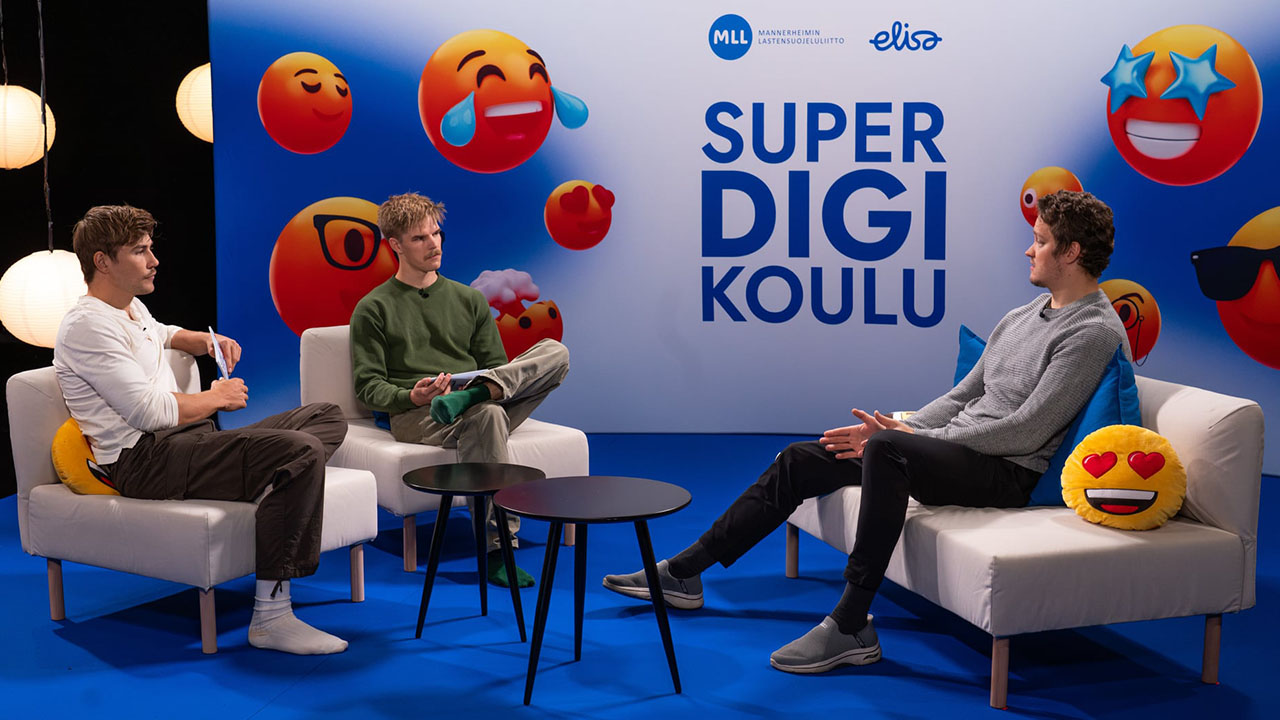 Daniel Ahola ja Andreas Tolonen juontavat SuperDigikoulua