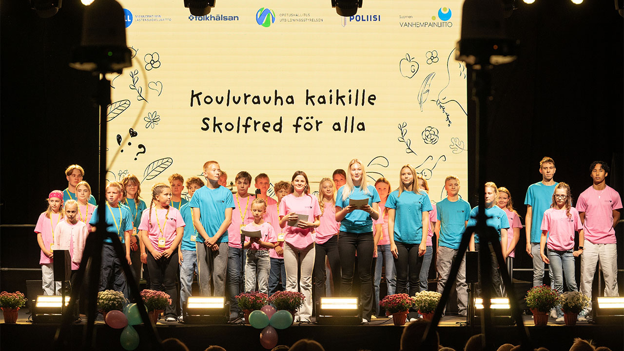 Koulurauhan julistus 2025 Harjavallassa